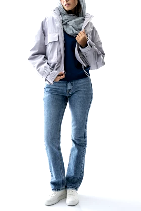 کت کراپ جیب‌دار زنانه