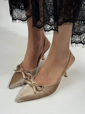 پاشنه پاپیون مخمل 4387