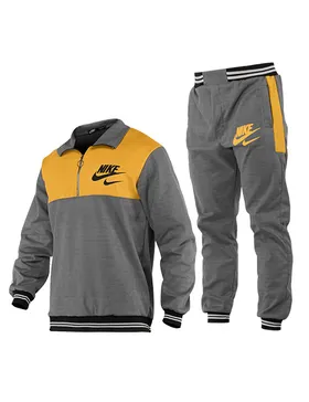 ست سویشرت نیم زیپ و شلوار اسپرت Nike