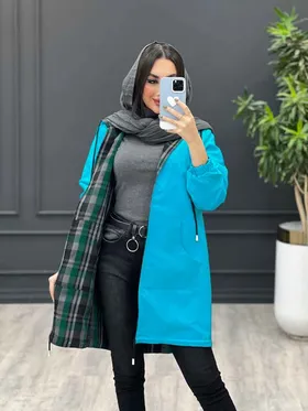 بارانی کلاهدار دورو
