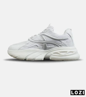 کفش کتانی مردانه و زنانه سفید BALENCIAGA runner sneaker مدل 7897