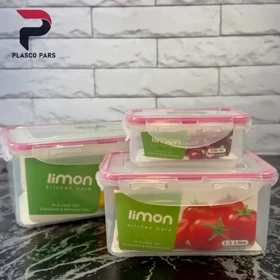 ست فریزری 6 پارچه مستطیل لیمون