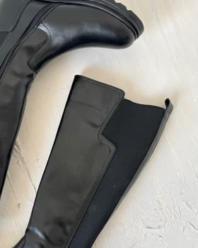 بوت بلند مشکی کد 1200143