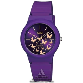 ساعت کیو اند کیو اند کیو بنفش Q&Q V34A-002VY