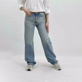 شلوار جین نیم بگ 1008614