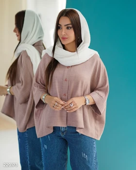 شومیز جلو بسته مدل رادمان کد 2201