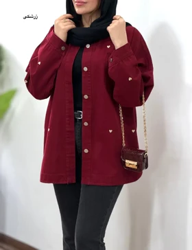 مانتو کتان گلدوزی آیسو پرنا