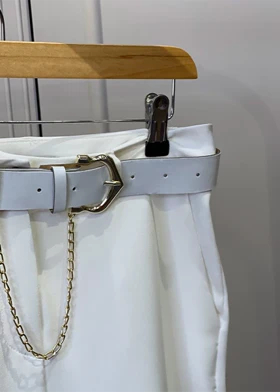 شلوار بگ کمر زنجیر