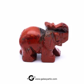 مجسمه تراش دست فیل جاسپر سرخ