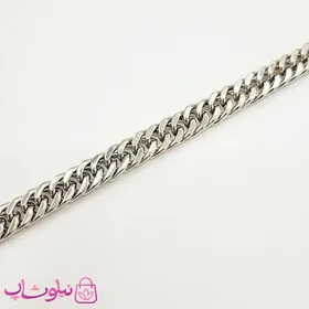 دستبند ژوپینگ زنانه کارتیه نقره ای 20 سانت 7 میل کد 3891