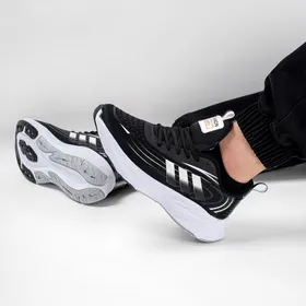 کتانی مردانه اسپرت مدل آدیداس adidas رنگ مشکی زیره سفید