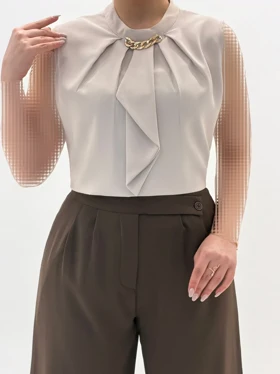 4208-شومیز زیرکتی الیزه