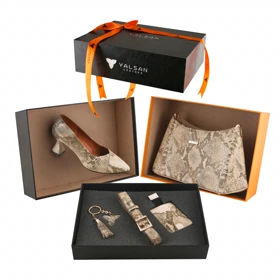 ست لاکچری زنانه چرم یلسان آندیا کد 300-ROZH-PRM-CHIK-ATS-RTL