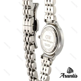 ساعت زنانه DW مینی گرد تمام نقره ای w-0317