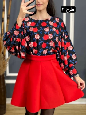 شومیز فلور یلدایی 2718