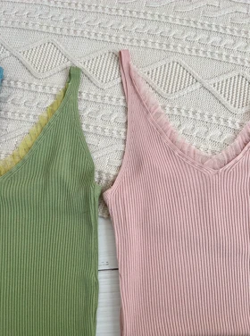 تاپ کبریتی یقه چین‌دار کد 2357