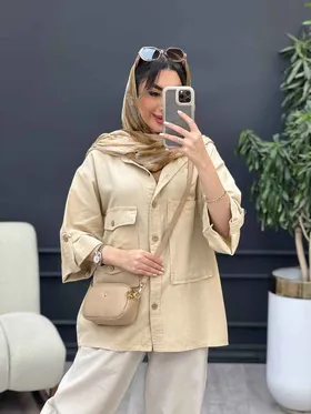 مانتو پشت دکمه هیلدا