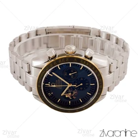 ساعت امگا اسپیدمستر مردانه سه موتوره سیلور صفحه مشکی 103881