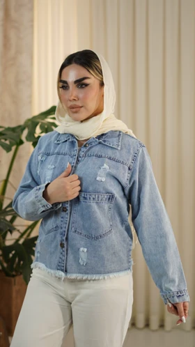 کراپ کت پایین ریش کد 4122