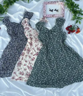 پیراهن های گل‌دار نوستالژی