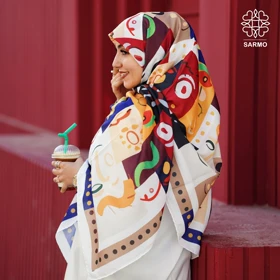 روسری نخ پنبه پیکاسو