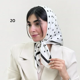 مینی اسکارف زنانه ساتن ابریشم | آی بولک