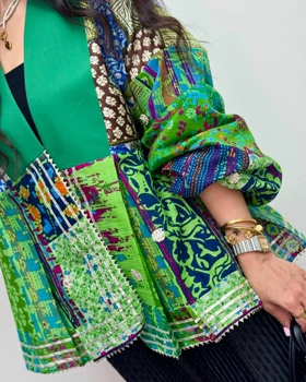 مانتو هندی ژاکارد