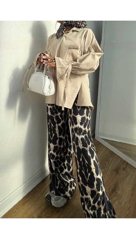 شومیز عروسکی مچ بندی زنانه 69003