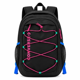 کوله کانورس مشکی صورتی/ Converse Backpack swap out