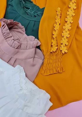 شومیز آستین شکوفه