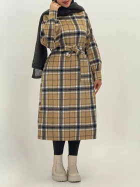 3593-کفتان چهارخونه پشمی (ایراد دار)