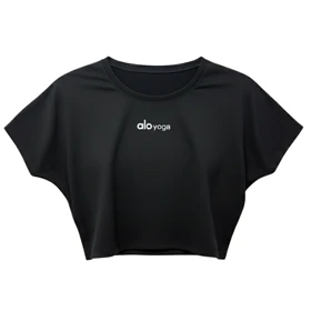 کراپ تیشرت ورزشی آستین کوتاه زنانه مدل 5488-577