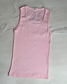 تاپ یقه خشتی بلند کد 1400184 (صورتی)