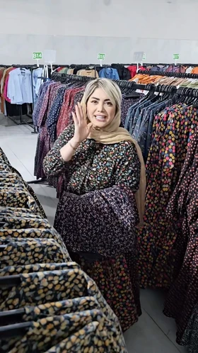 پیراهن گل‌گلی