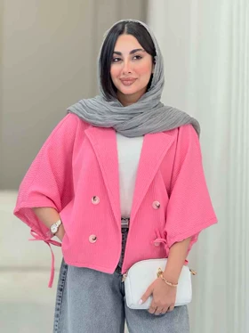مانتو پانچ آستین بند سوگل