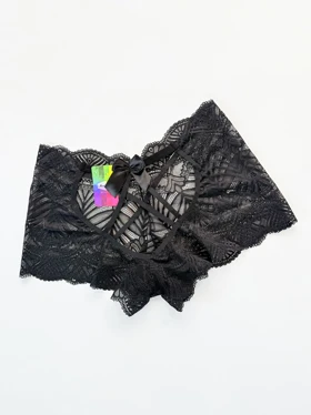 شورت هیپستر گیپور پشت‌باز بندی پاپیون