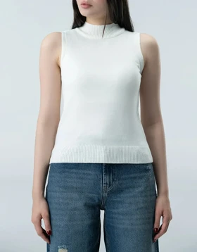 بافت یقه پنج سانت (شیری)