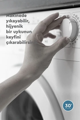 بالش Yataş مدل Superwashed Yün پشمی - سفید