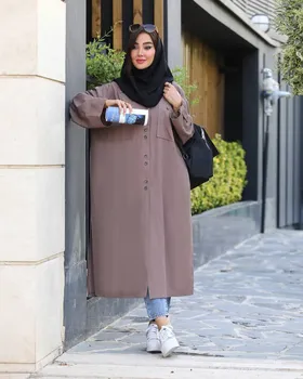 مانتو دانشجویی روشنک کد 2058