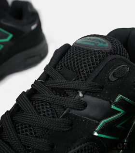 کفش کتانی بزرگ پا مشکی سبز NEW BALANCE 2002R