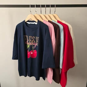تیشرت ماکان باکسی طرح FRESH