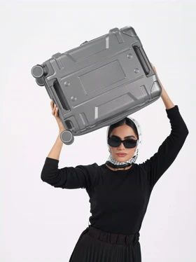 مجموعه 3 عددی چمدان رزمری مدل Rose Merry RL-204-3J_Grey