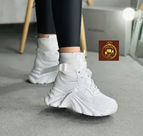 کتانی ساق‌دار و لژدار زنانه دخترانه F52