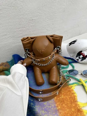 کیف عروسکی چرم