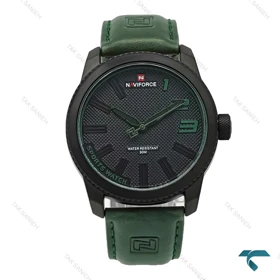 ساعت مردانه نیوی فورس NF9202 بند چرم سبز NaviForce-7337-G