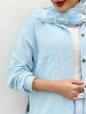 شومیز دو جیب نجلاکد5287