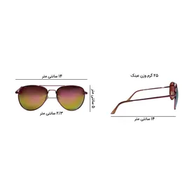 عینک آفتابی ایر فورس مدل AF101-CM