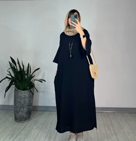 مانتو کفتان لینن الناز 2