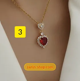 گردنبند طلایی زنانه آویزدار طرح طلا