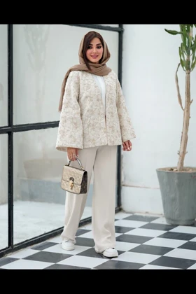 کت آستین کلوش مغزی دوزی